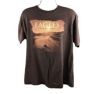The EAGLES Long Road Out Of Eden Concert Tour T-Shirt By Anvil Size XL